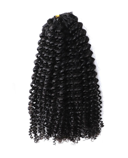 Feather Crochet Afro Kinky Curly Human Hair image 0
