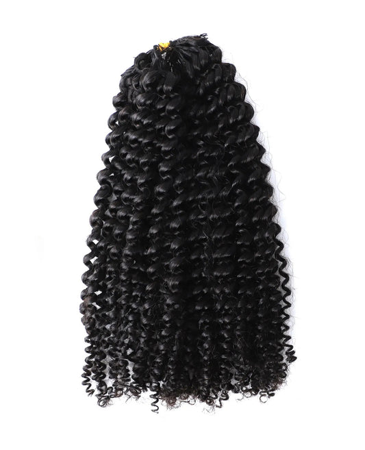 Feather Crochet Afro Kinky Curly Human Hair image 0